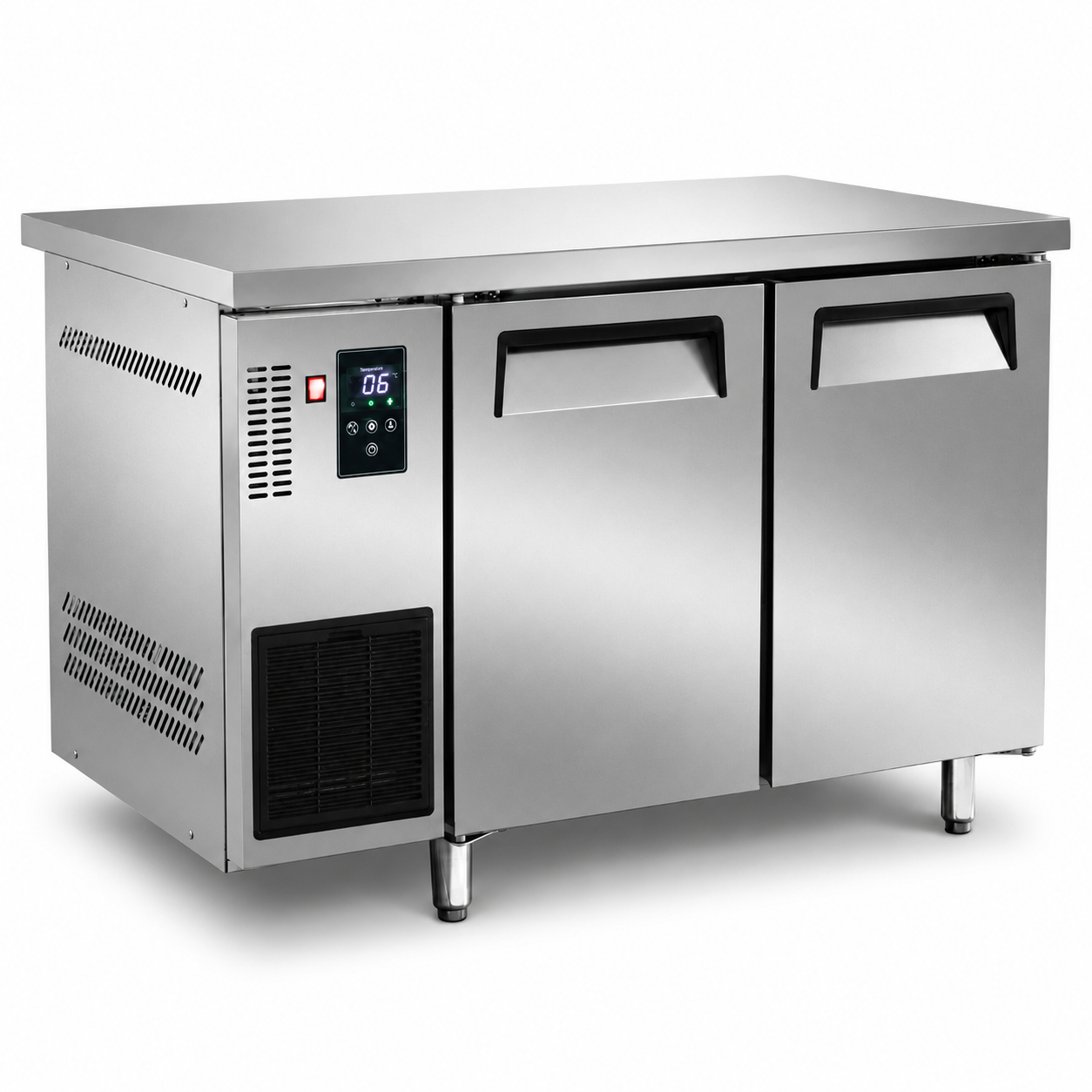Italindo Koelwerkbank | 2 deuren | 120cm | RVS